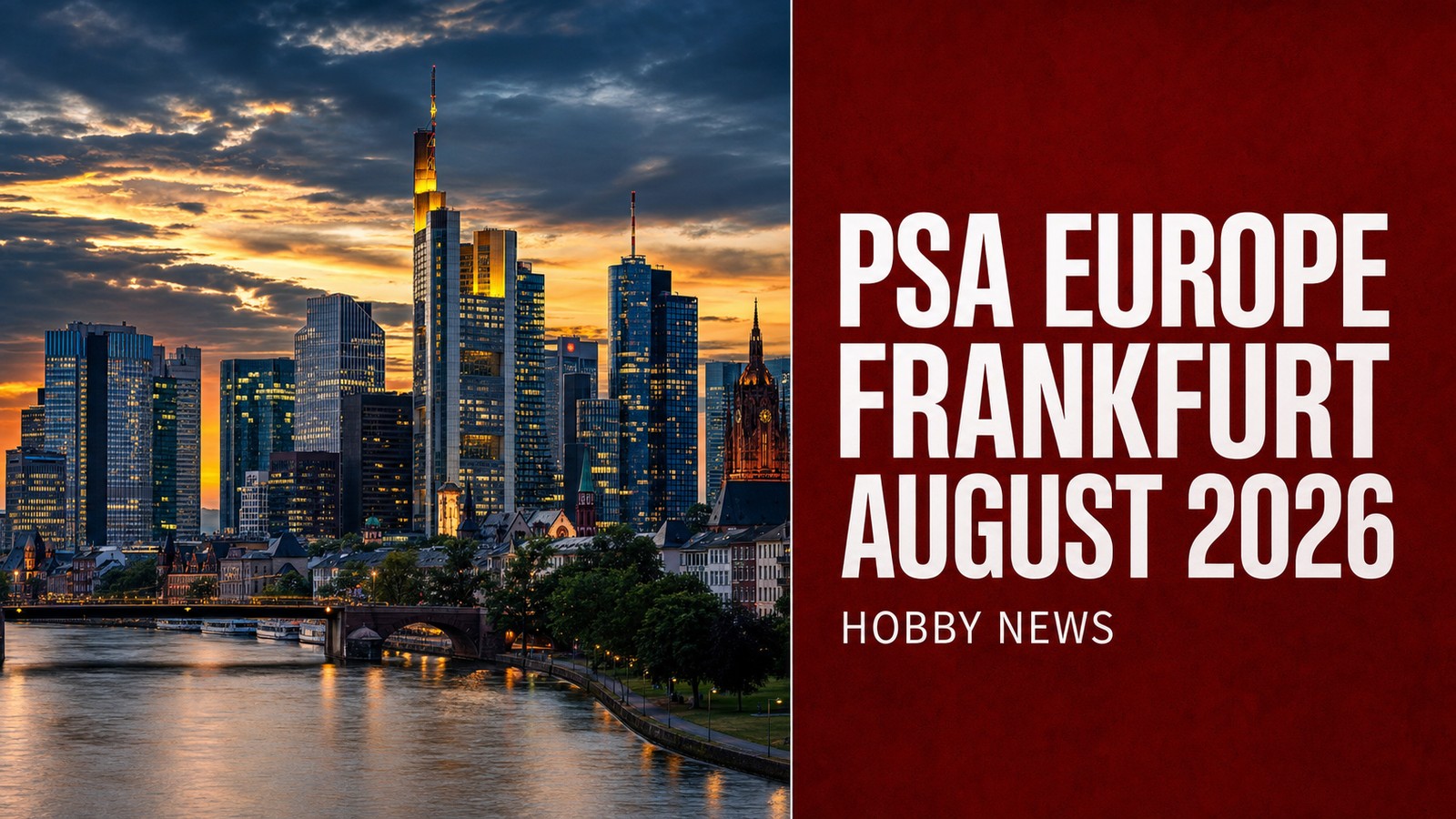 PSA Europe opens August 2026 in Frankfurt, Germany.